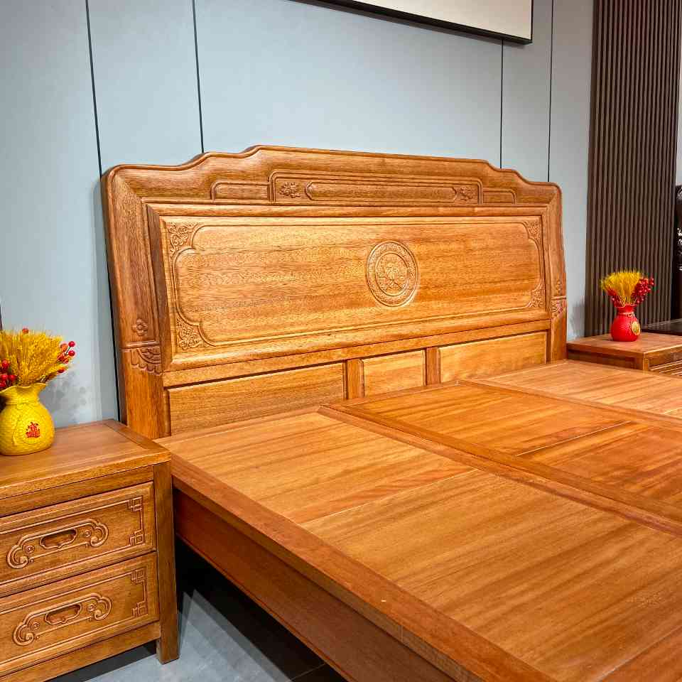 木蜡油工艺老虎脚新古典床！有1.5、1.8、2米。既大气又健康环保！(图4)