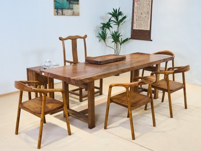 胡桃木大板茶台！ 各种尺寸、各种配置都有！ 多用途：茶台、餐台、工作台、学习台.